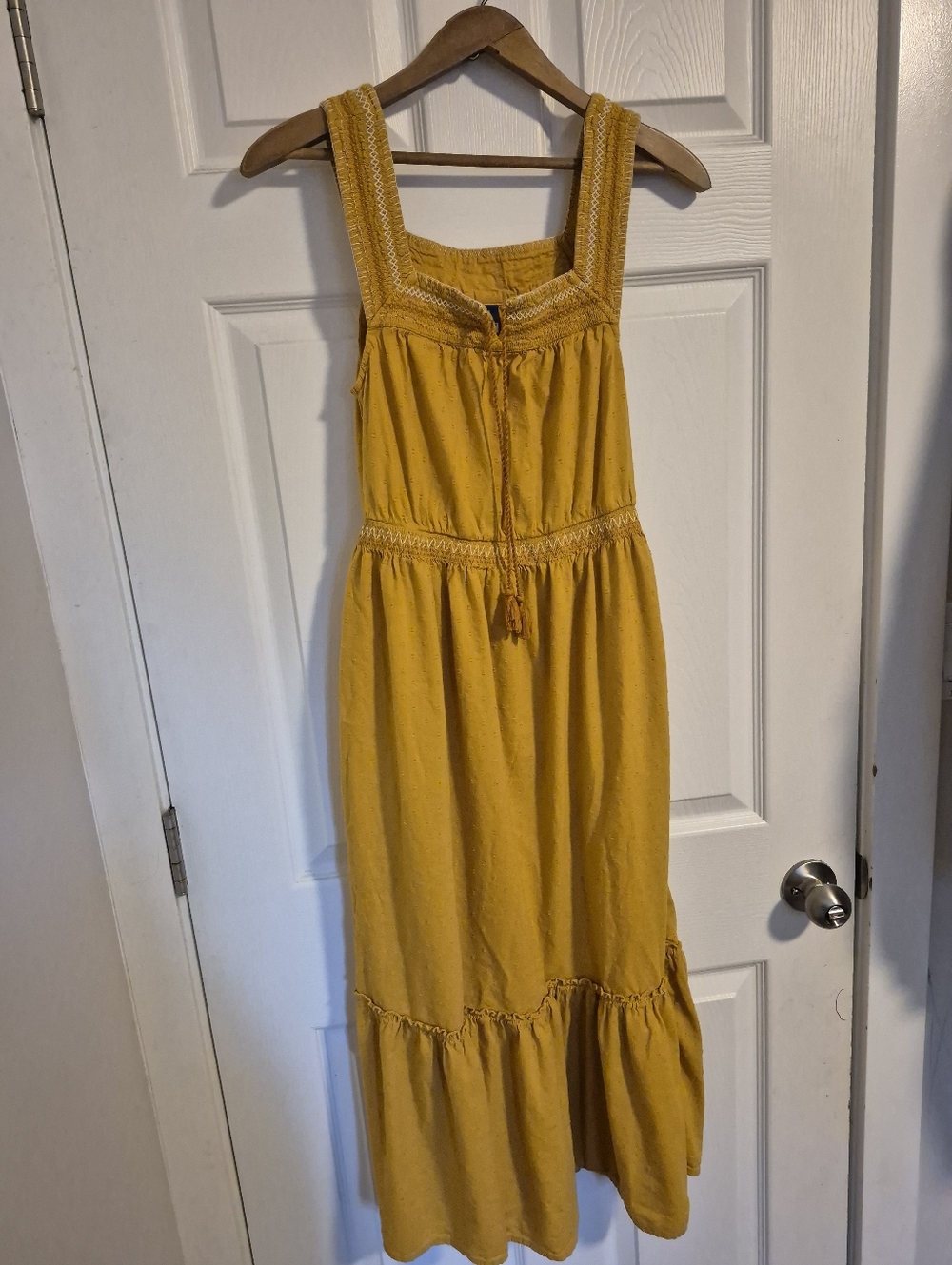 Deep Yellow Boho Maxi Dress